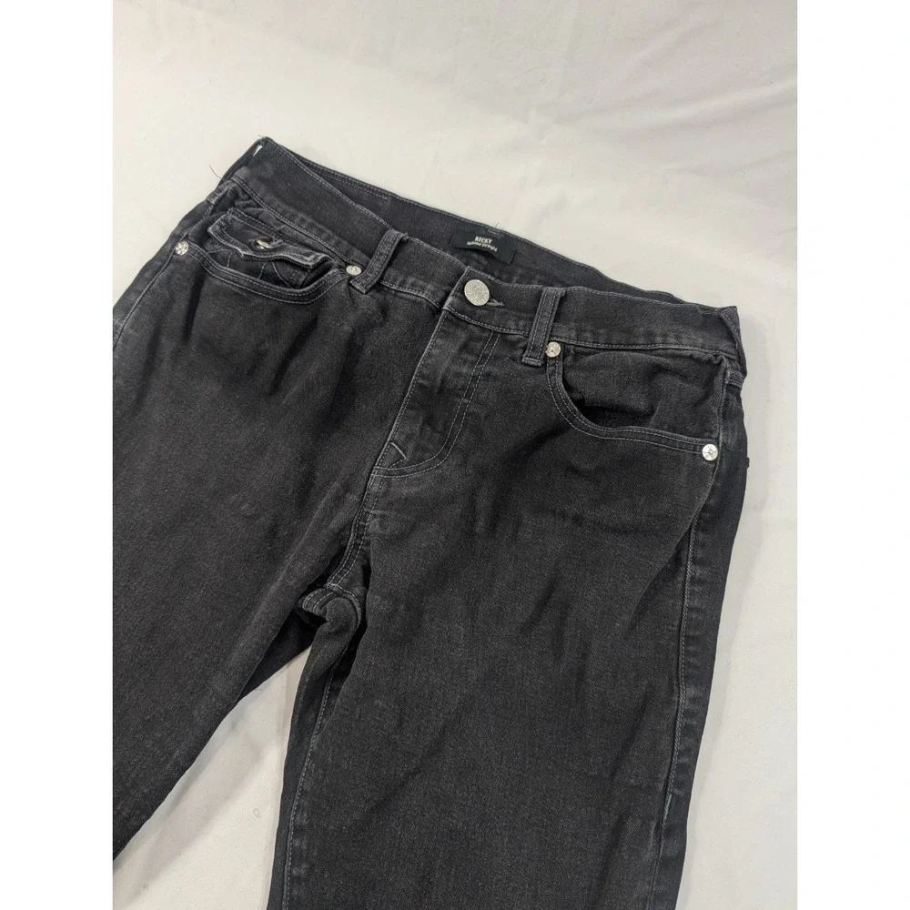 True Religion Ricky Relaxed Straight Jeans Men's Black Size 32x29 Stretch